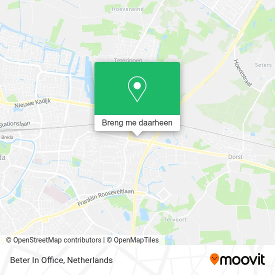 Beter In Office kaart