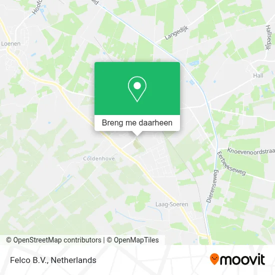 Felco B.V. kaart