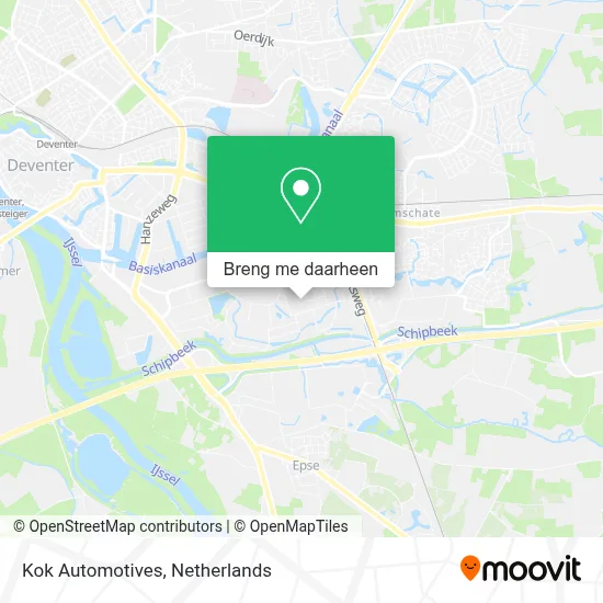 Kok Automotives kaart