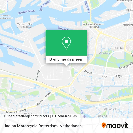 Indian Motorcycle Rotterdam kaart