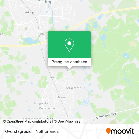 Overstagreizen kaart