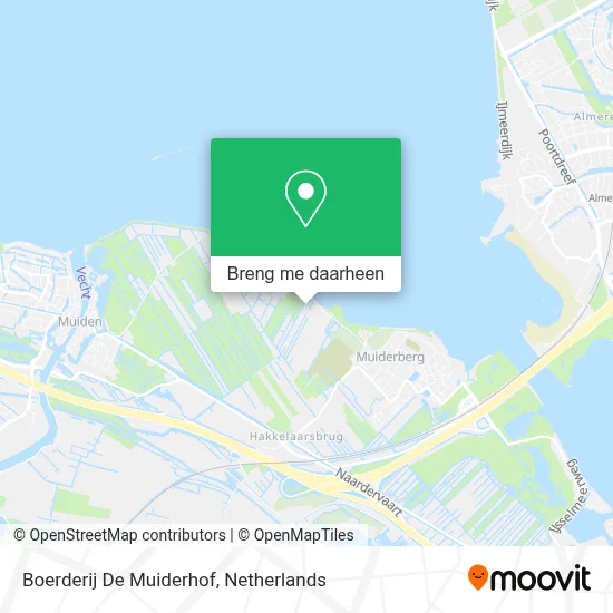 Boerderij De Muiderhof kaart