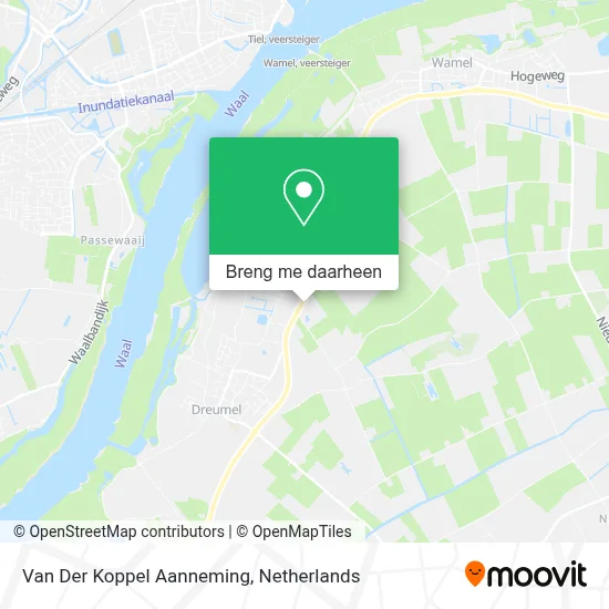 Van Der Koppel Aanneming kaart