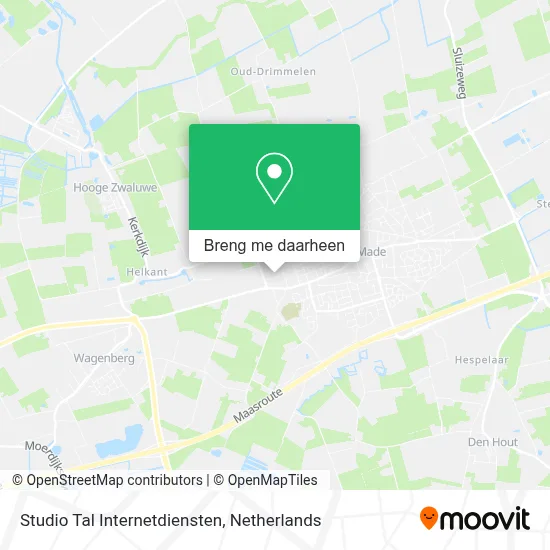 Studio Tal Internetdiensten kaart