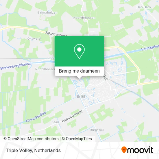 Triple Volley kaart