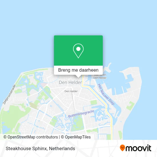 Steakhouse Sphinx kaart