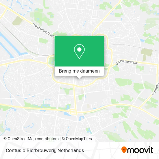 Contusio Bierbrouwerij kaart