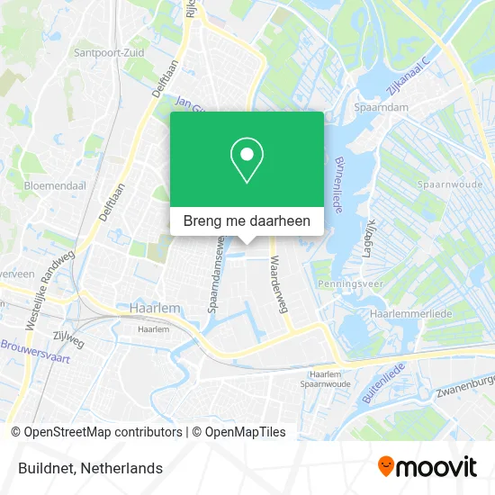 Buildnet kaart