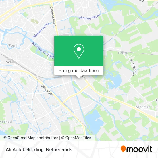 Ali Autobekleding kaart