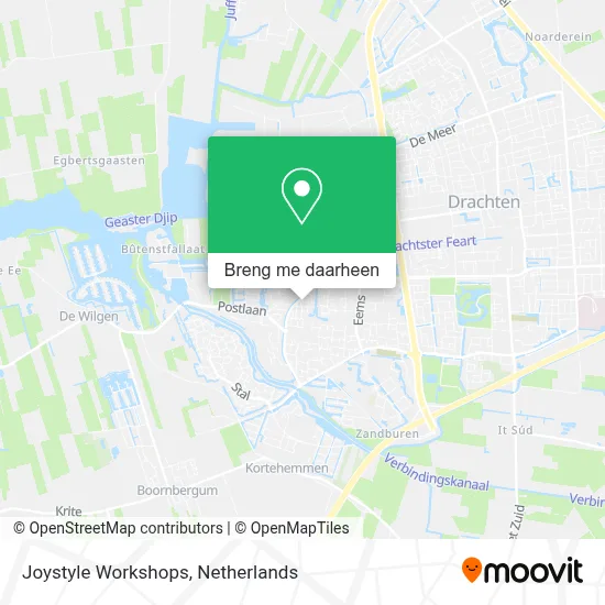 Joystyle Workshops kaart
