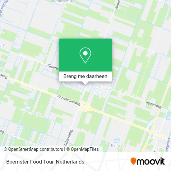 Beemster Food Tour kaart