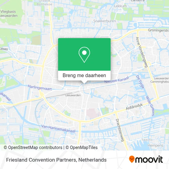 Friesland Convention Partners kaart