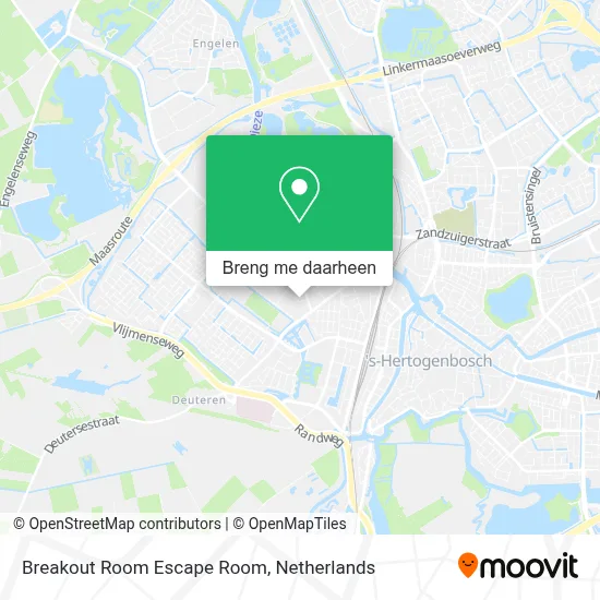 Breakout Room Escape Room kaart