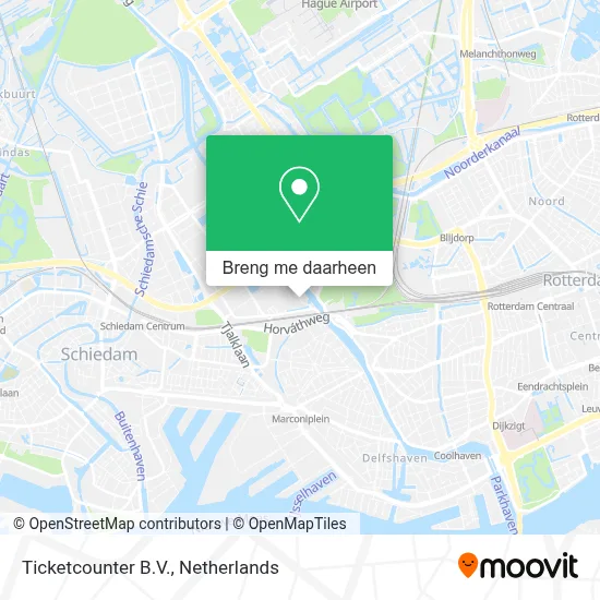 Ticketcounter B.V. kaart