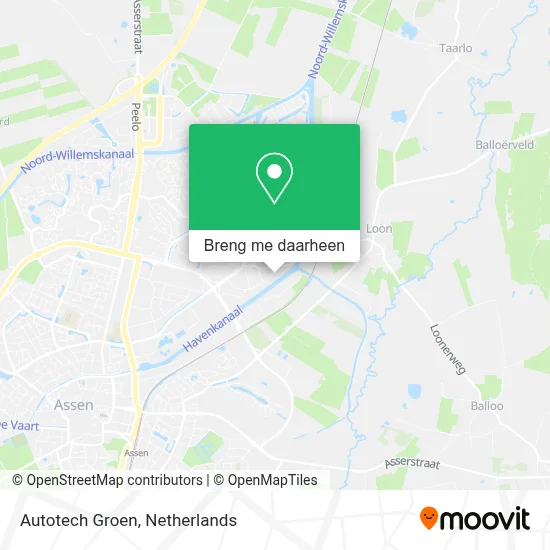 Autotech Groen kaart