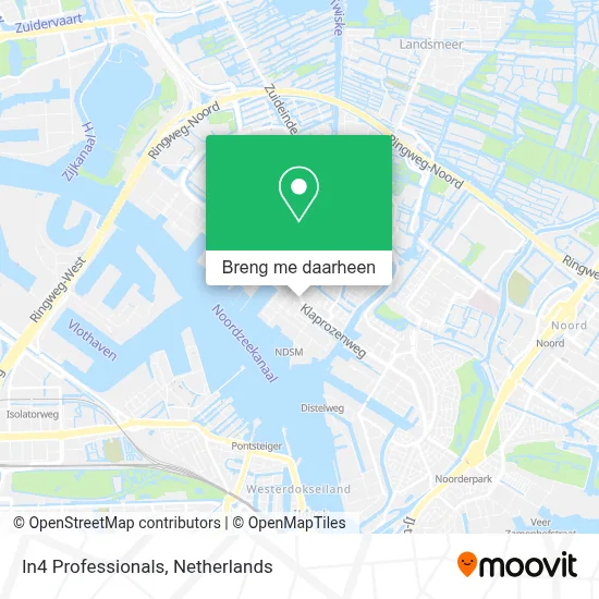 In4 Professionals kaart