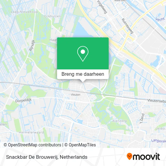 Snackbar De Brouwerij kaart