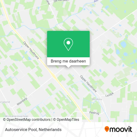 Autoservice Pool kaart