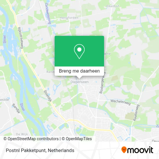 Postnl Pakketpunt kaart