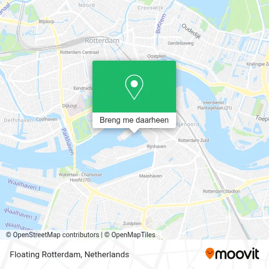 Floating Rotterdam kaart