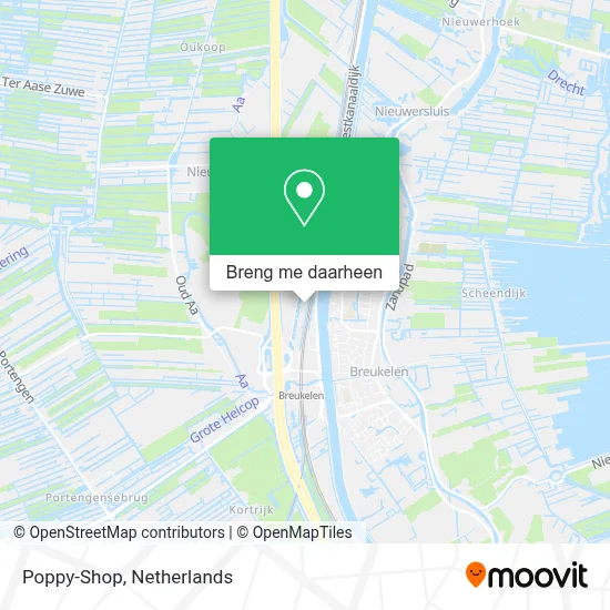 Poppy-Shop kaart