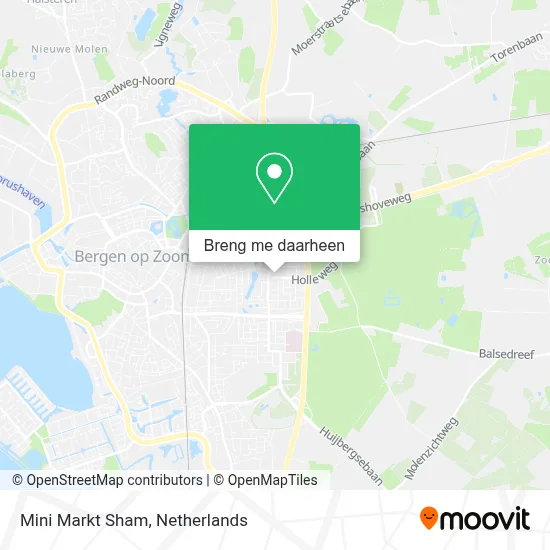 Mini Markt Sham kaart
