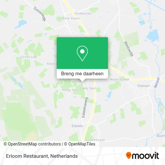 Erloom Restaurant kaart