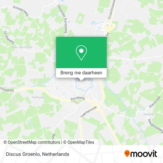 Discus Groenlo kaart