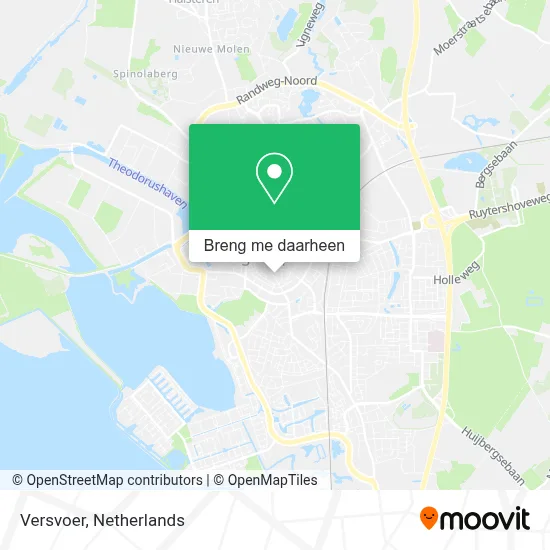 Versvoer kaart