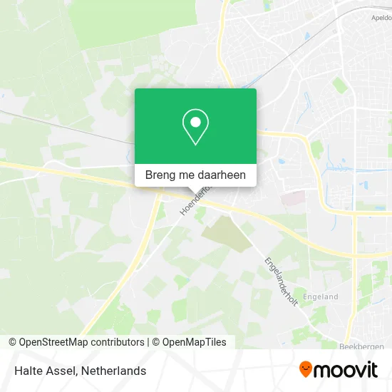 Halte Assel kaart