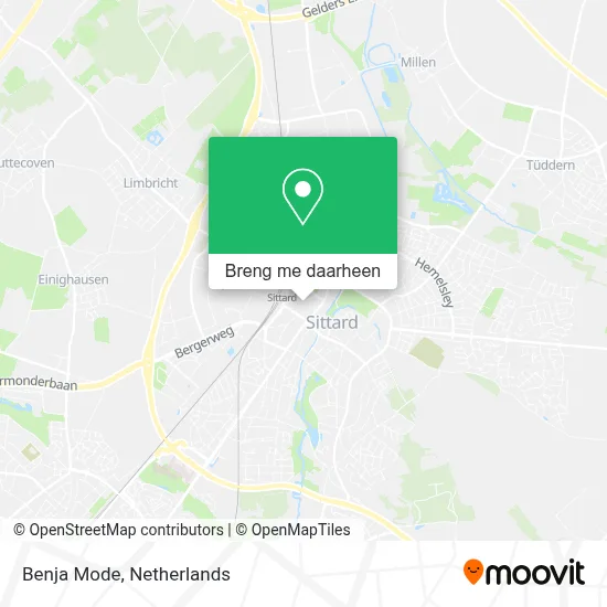 Benja Mode kaart