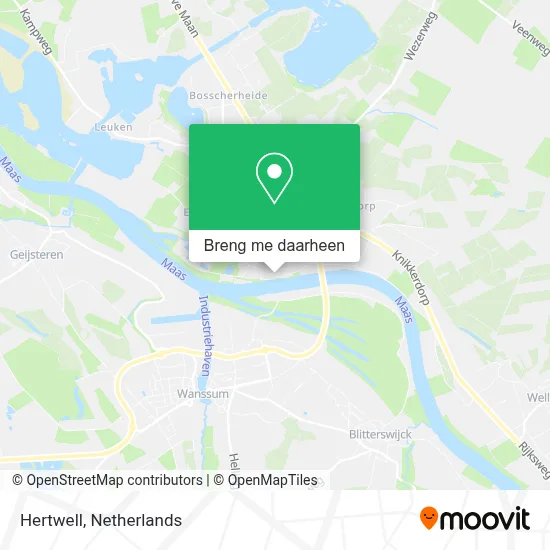 Hertwell kaart