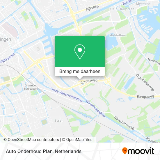 Auto Onderhoud Plan kaart