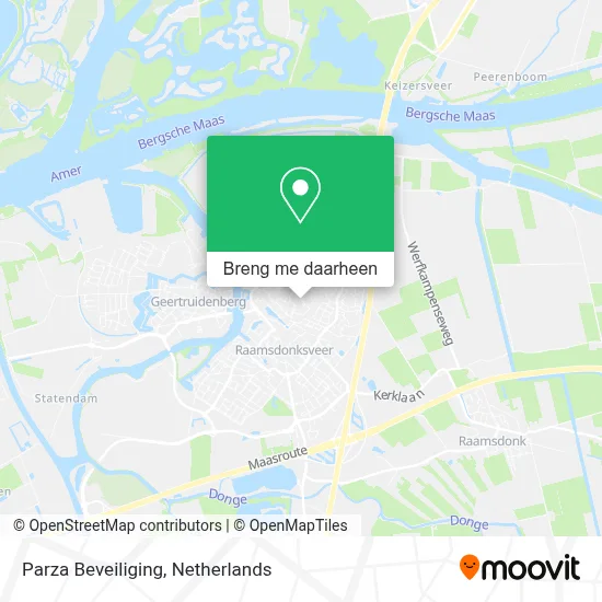 Parza Beveiliging kaart