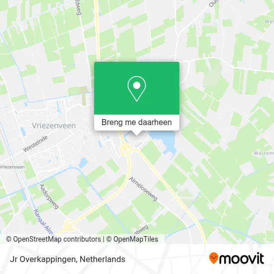 Jr Overkappingen kaart