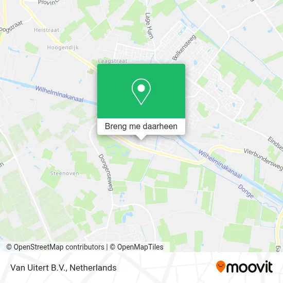 Van Uitert B.V. kaart