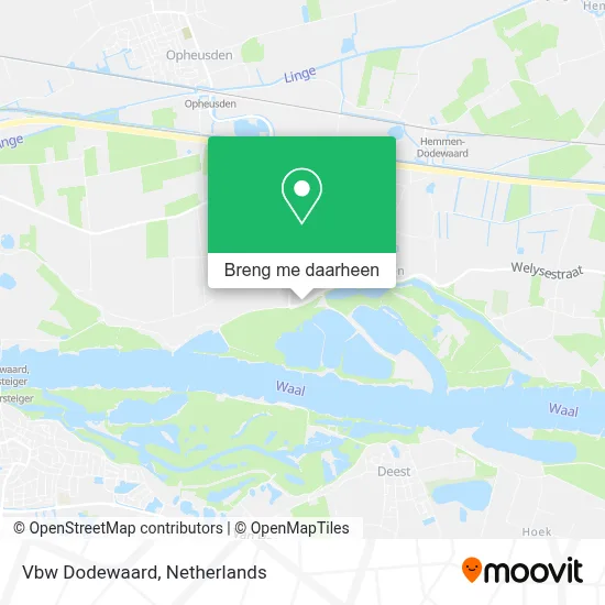 Vbw Dodewaard kaart