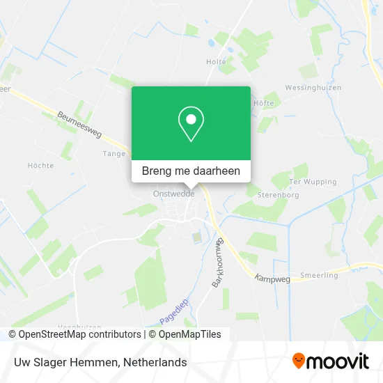 Uw Slager Hemmen kaart