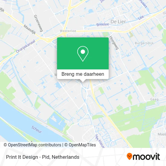 Print It Design - Pid kaart
