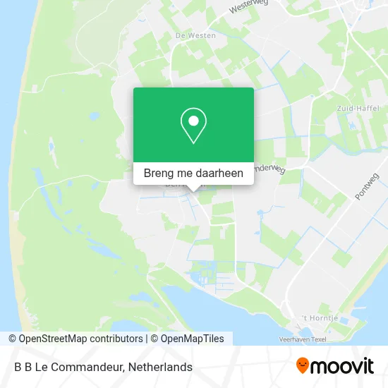 B B Le Commandeur kaart