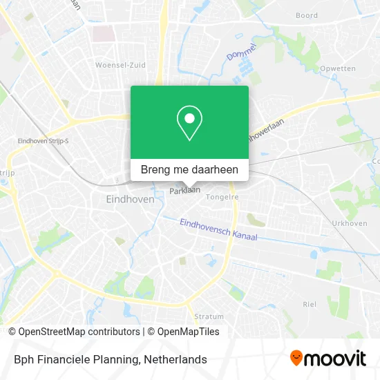 Bph Financiele Planning kaart
