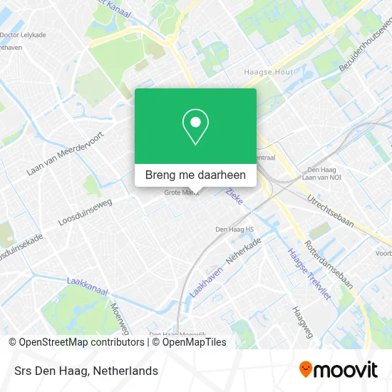 Srs Den Haag kaart