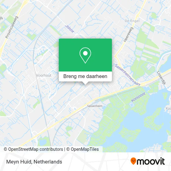 Meyn Huid kaart