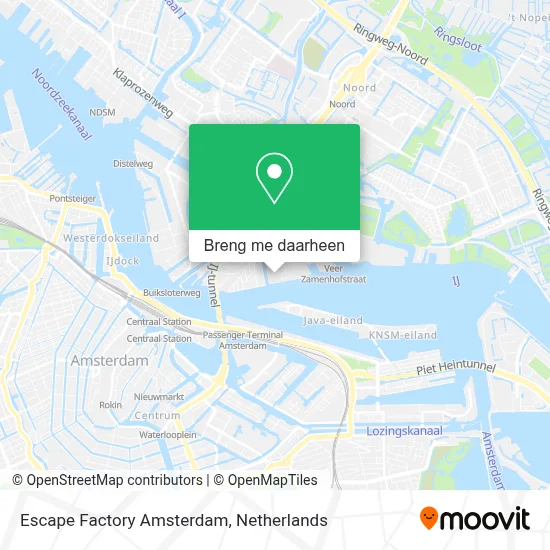 Escape Factory Amsterdam kaart