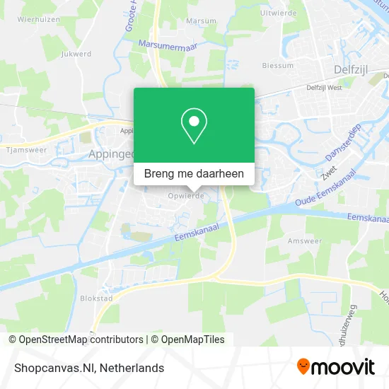 Shopcanvas.Nl kaart