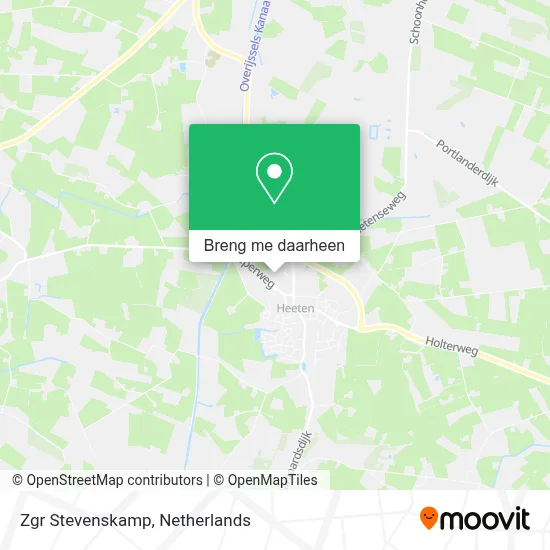 Zgr Stevenskamp kaart