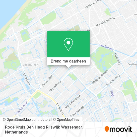 Rode Kruis Den Haag Rijswijk Wassenaar kaart