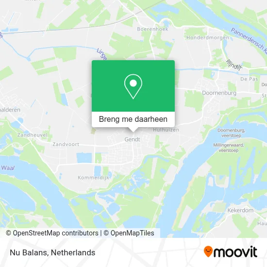 Nu Balans kaart