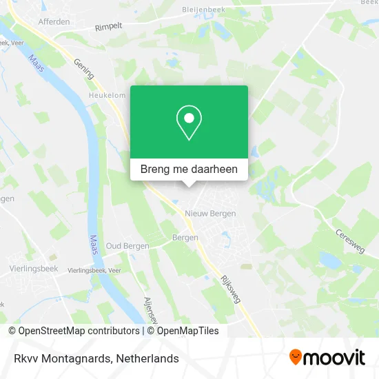 Rkvv Montagnards kaart