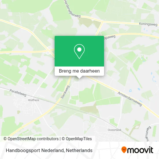 Handboogsport Nederland kaart